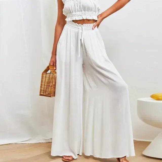 Ultimate Comfort Wide Leg Trousers - The Next Door Neighbor 