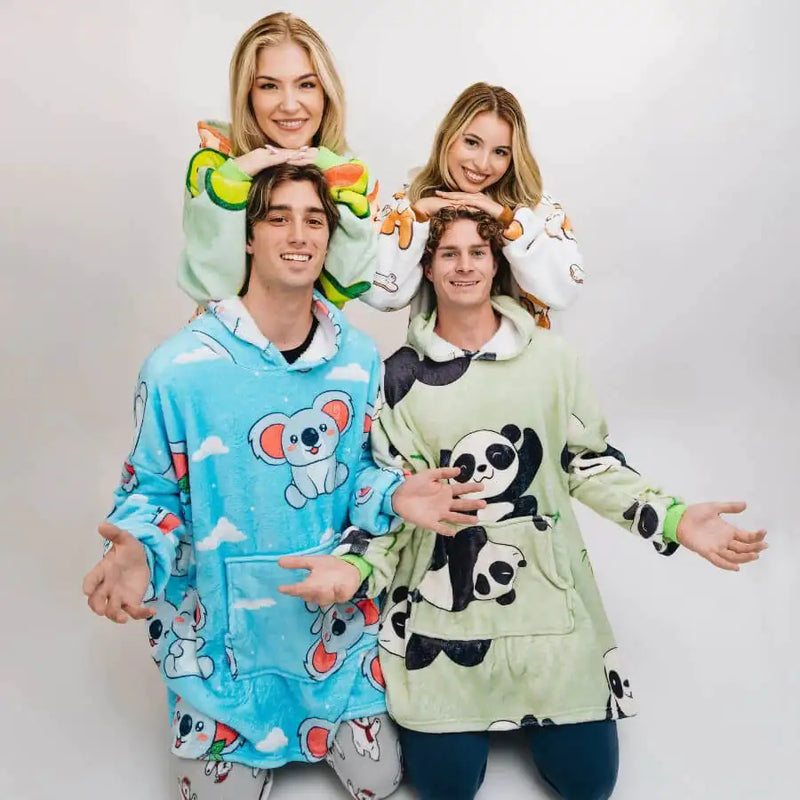 Cloud Soft Blanket Hoodies for the whole Family - The Next Door Neighbor 