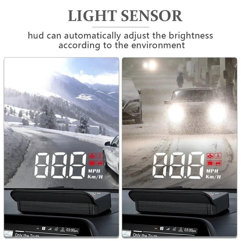 Digital Car Speedometer With Windshield Projector - The Next Door Neighbor 