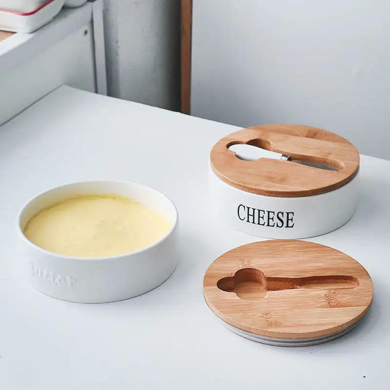 Ceramic Butter Dish Set - The Next Door Neighbor 