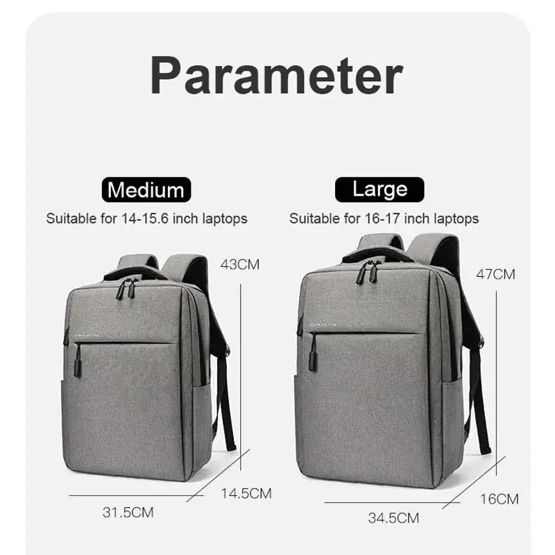 Sleek Spacious Laptop Backpack