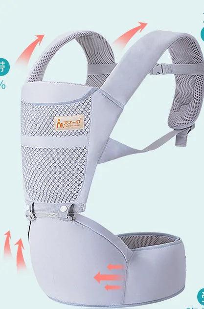 Baby Carrier With Hip Seat - The Next Door Neighbor 