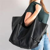 Elegant Large Capacity Soft Shoulder Bag - The Next Door Neighbor 