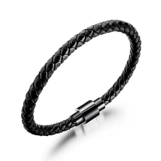 Classic Hand Woven Multi-Layered Leather Bracelet - The Next Door Neighbor 