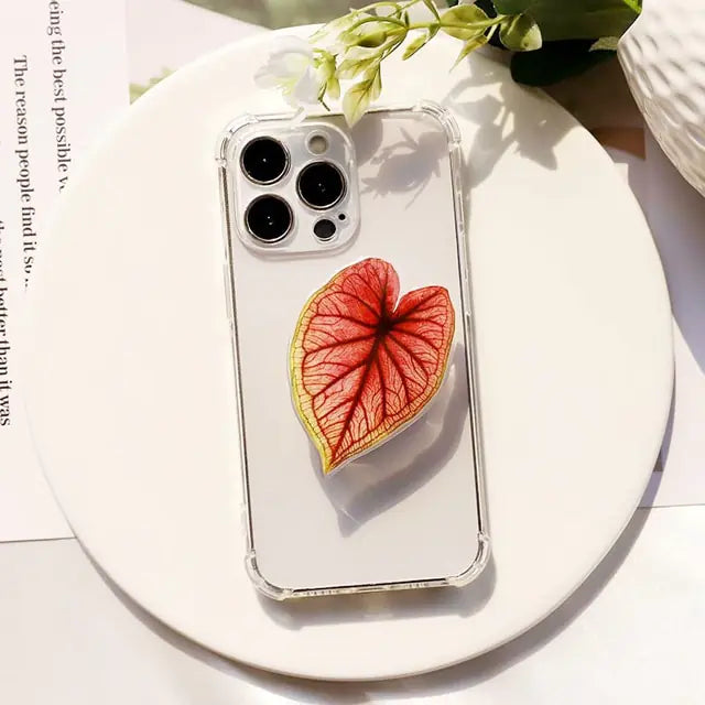 Acrylic Leaf Phone Holder