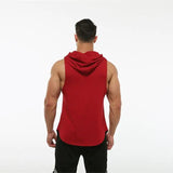 Hooded Sleeveless Men's Vest - The Next Door Neighbor 