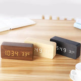 Wooden Digital Alarm Clock - The Next Door Neighbor 