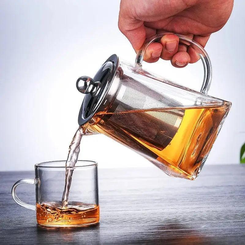 Glass Teapot with Infuser - The Next Door Neighbor 