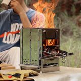 Mini Outdoor Portable Firewood Stove - The Next Door Neighbor 