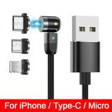 Magnetic USB Type C Micro Cable Phone Charger