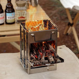 Mini Outdoor Portable Firewood Stove - The Next Door Neighbor 