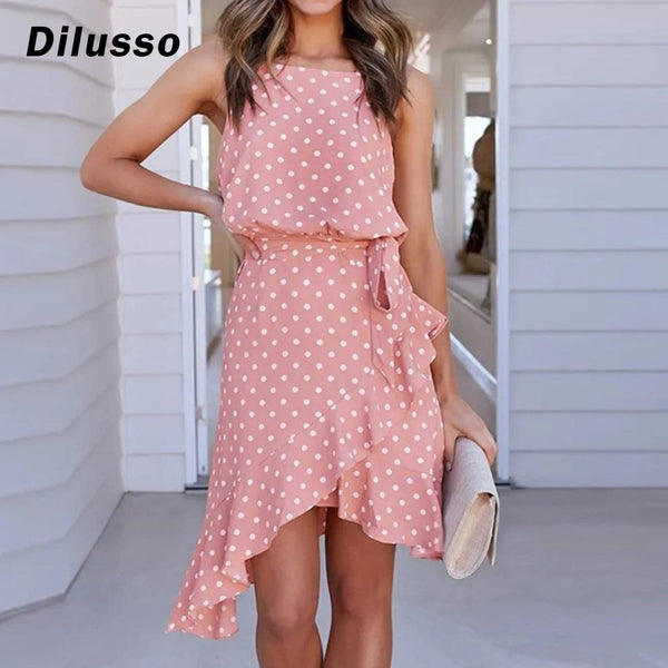 Holder Top Polka Dot Mini Dress