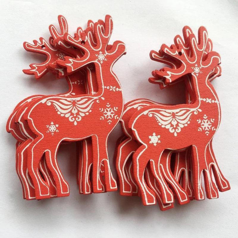 Christmas Wood Ornaments - The Next Door Neighbor 