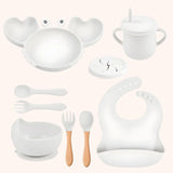 Little Crab Silicone Mealtime Set