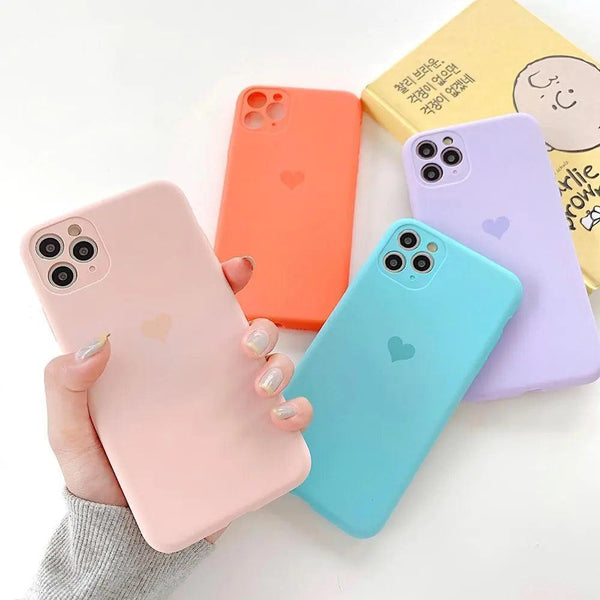 Candy Color Love Heart Case - The Next Door Neighbor 