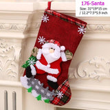 Santa Snowman Christmas Stockings - The Next Door Neighbor 