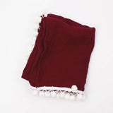 Organic Cotton  Baby Tassel Blankets