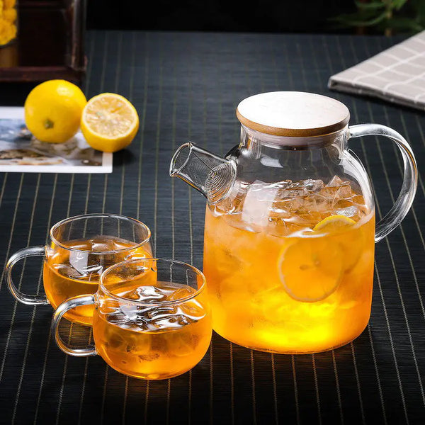 Large Heat Resistant Glass Teapot - The Next Door Neighbor 