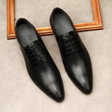 Men's Italian Oxford Dress Shoes - The Next Door Neighbor 