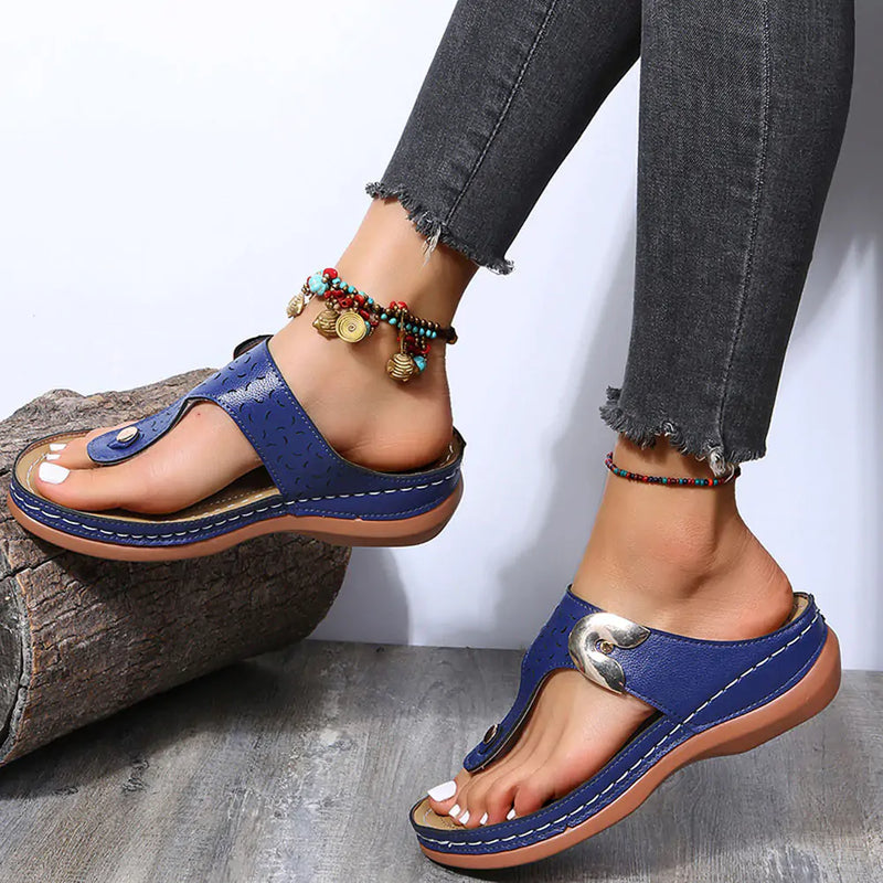 Non-Slip Wedge Sandals - The Next Door Neighbor 