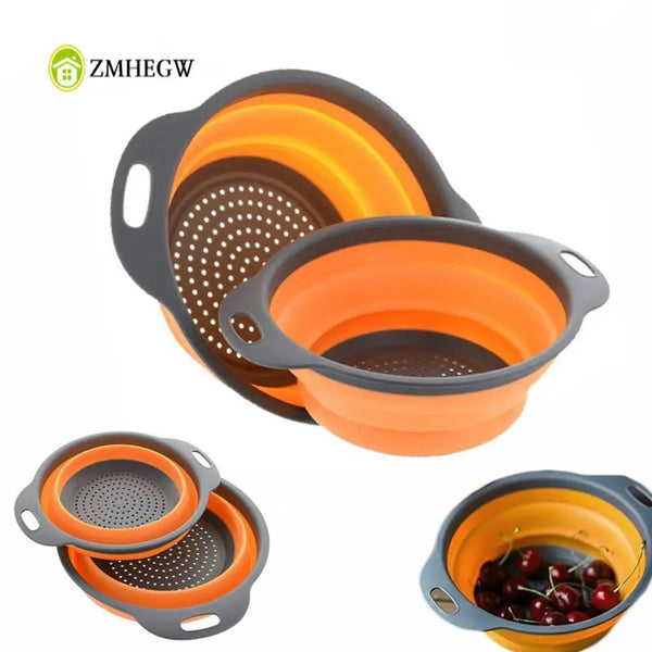 Foldable Silicone Basket Strainer - The Next Door Neighbor 