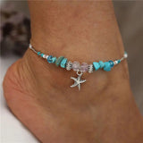 Modyle Bohemian Shell Starfish Anklets