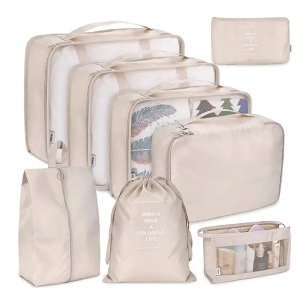 8Pcs/set Large Capacity Travel Organizer - The Next Door Neighbor 