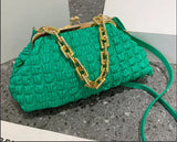 Chic Pleated Handbag