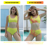 Color-Changing Magic Two-Piece Swimsuit