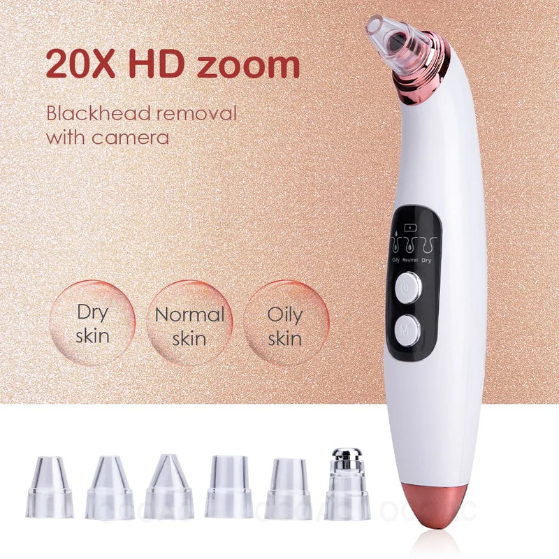 Blackhead Remover Vacuum Suction with Camera