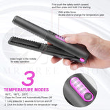 Cordless Hair Straightener and Curler - The Next Door Neighbor 