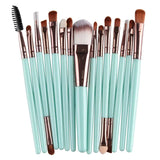 15 Pieces Brush Makeup Kit - The Next Door Neighbor 