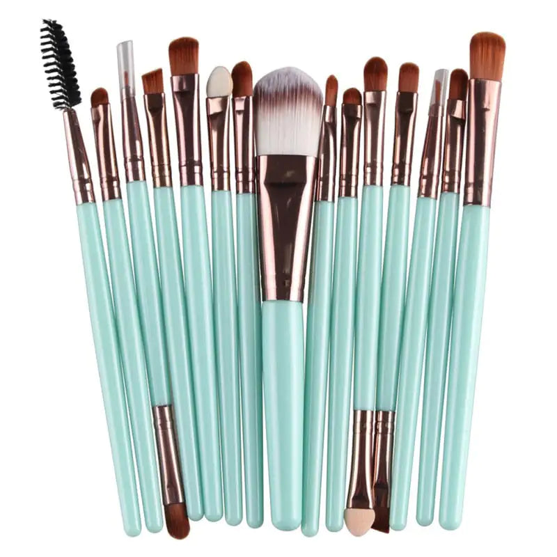 15 Pieces Brush Makeup Kit - The Next Door Neighbor 