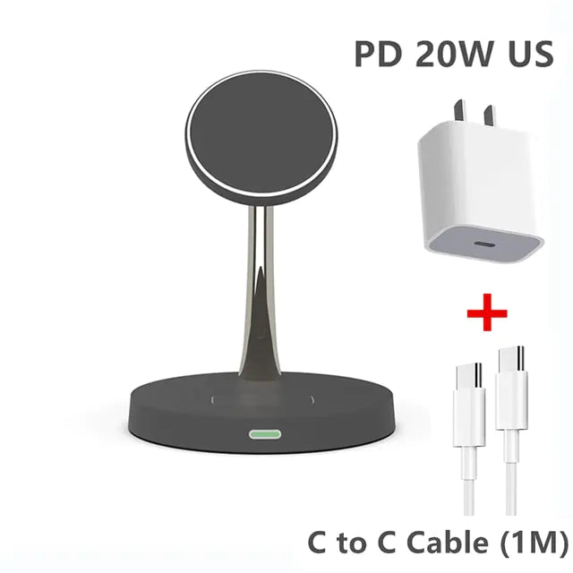 Iphone Magnetic Wireless Charger Station Dock - The Next Door Neighbor 