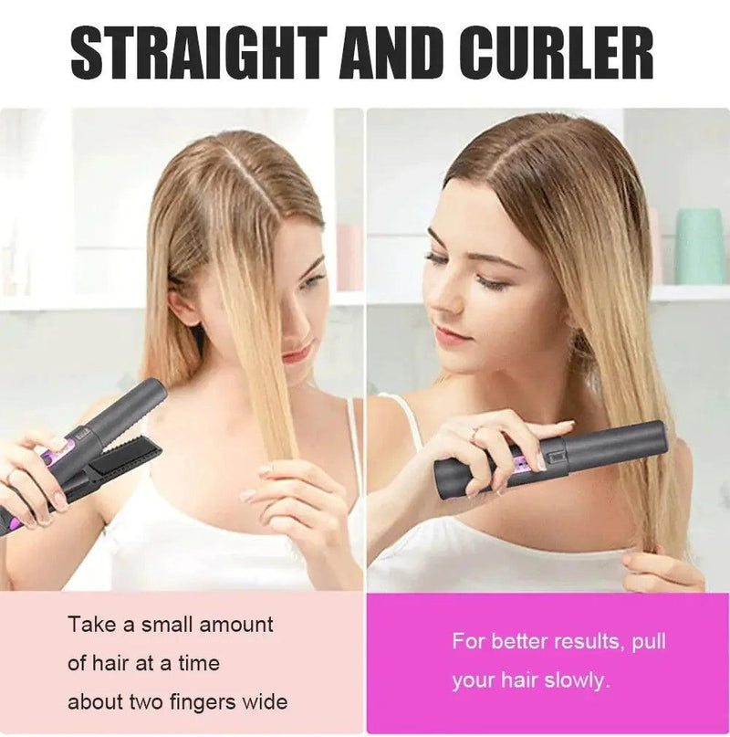 Cordless Hair Straightener and Curler - The Next Door Neighbor 