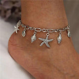 Modyle Bohemian Shell Starfish Anklets