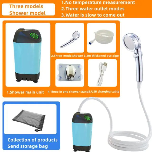 Portable Rechargeable Shower Set - The Next Door Neighbor 