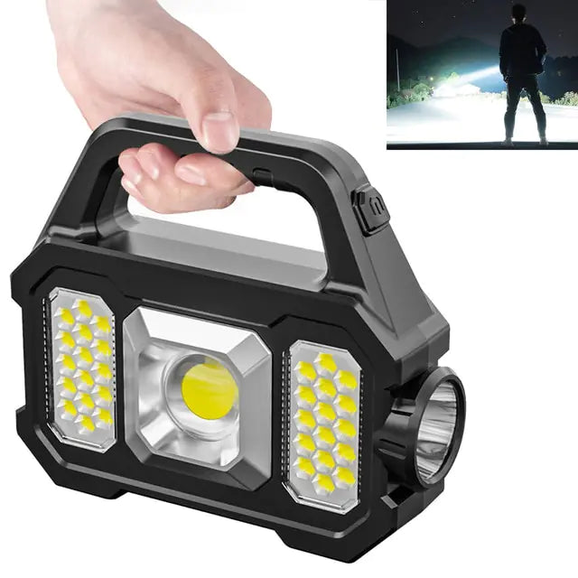 500LM Solar Rechargeable Flashlight