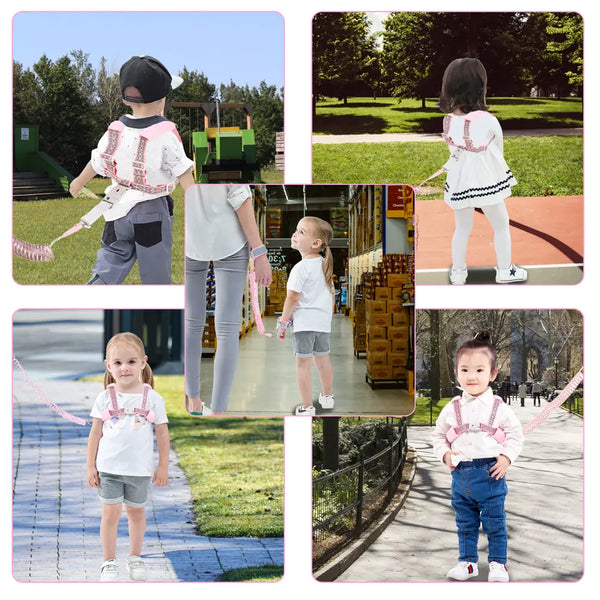 Reflective Toddler Leash: Anti-Lost Wristband - The Next Door Neighbor 