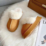 Winter Plush Sandals Luxury Slip - The Next Door Neighbor 