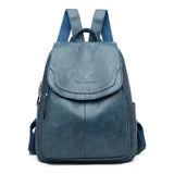 Women's Vintage Leather Backpack - Aussie