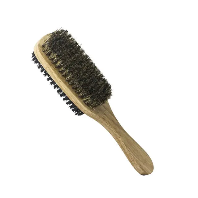 Men's Boar Bristle Wooden Hairbrush