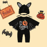 Halloween Bat Costume Romper for Babies