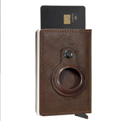 Vintage Leather Credit Card Holder Wallet