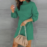 Turtleneck Sweater Dress - The Next Door Neighbor 