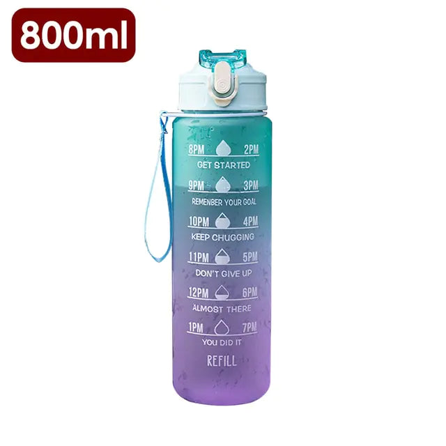 Water Bottle With Time Marker - The Next Door Neighbor 