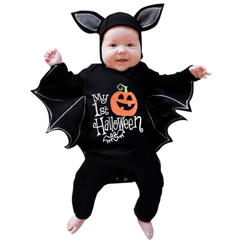 Halloween Bat Costume Romper for Babies