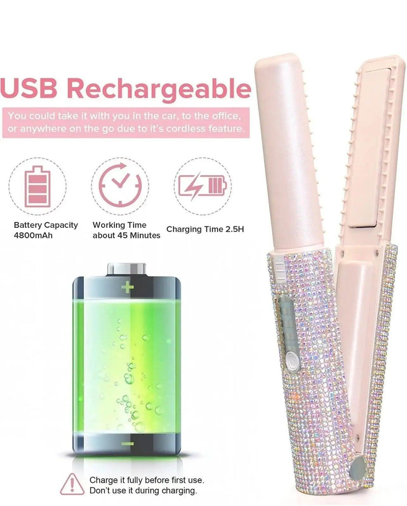 Slim Sparkle Hair Straightener - The Next Door Neighbor 