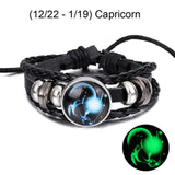 Zodiac Leather Bracelet - The Next Door Neighbor 