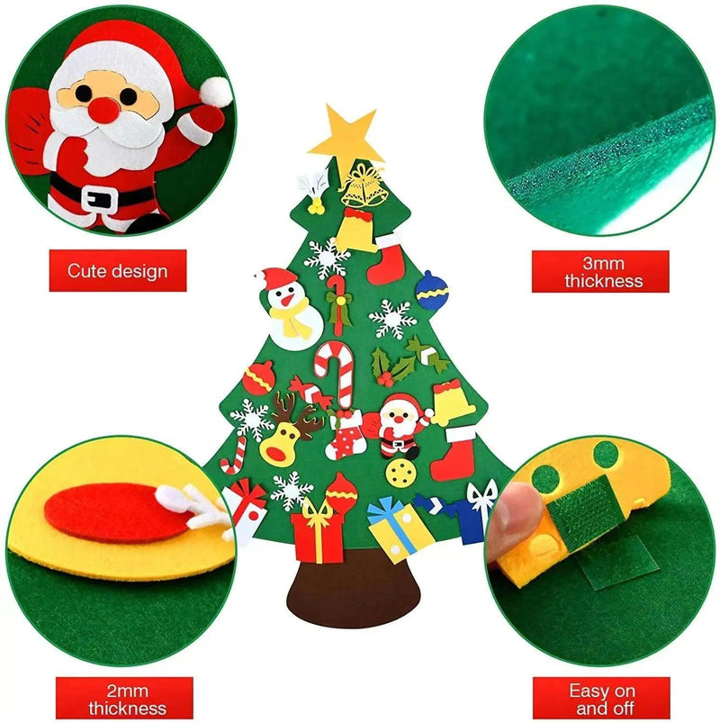 DIY Felt Christmas Tree Kit - The Next Door Neighbor 